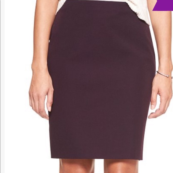 Plum Banana Republic Pencil Skirt - Picture 2 of 5